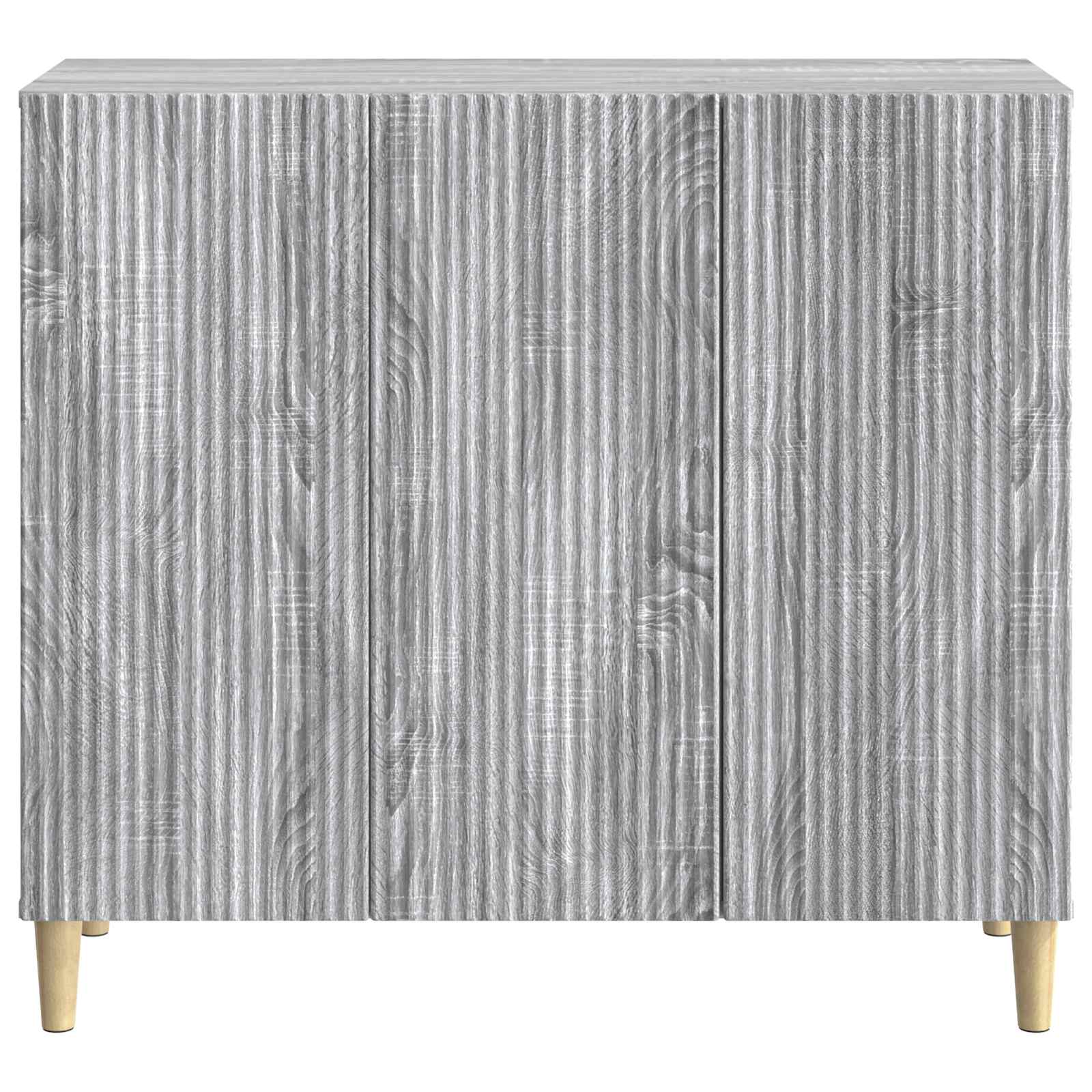 Sideboard Graues Sonoma 89 x 34,5 x 80 cm Holzwerkstoff