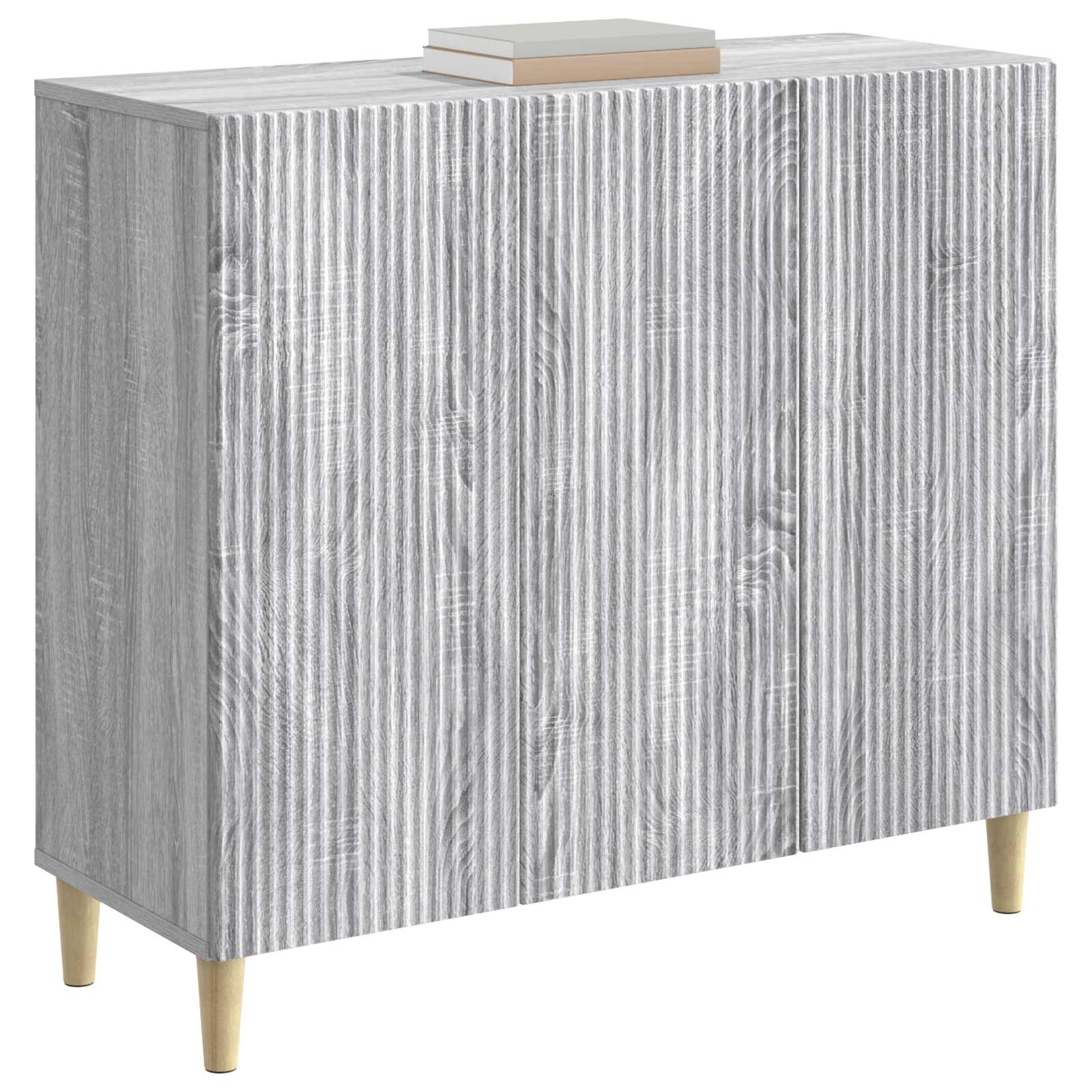 Sideboard Graues Sonoma 89 x 34,5 x 80 cm Holzwerkstoff