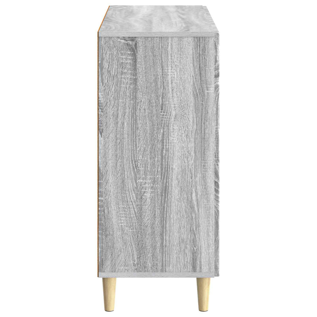 Sideboard Graues Sonoma 89 x 34,5 x 80 cm Holzwerkstoff