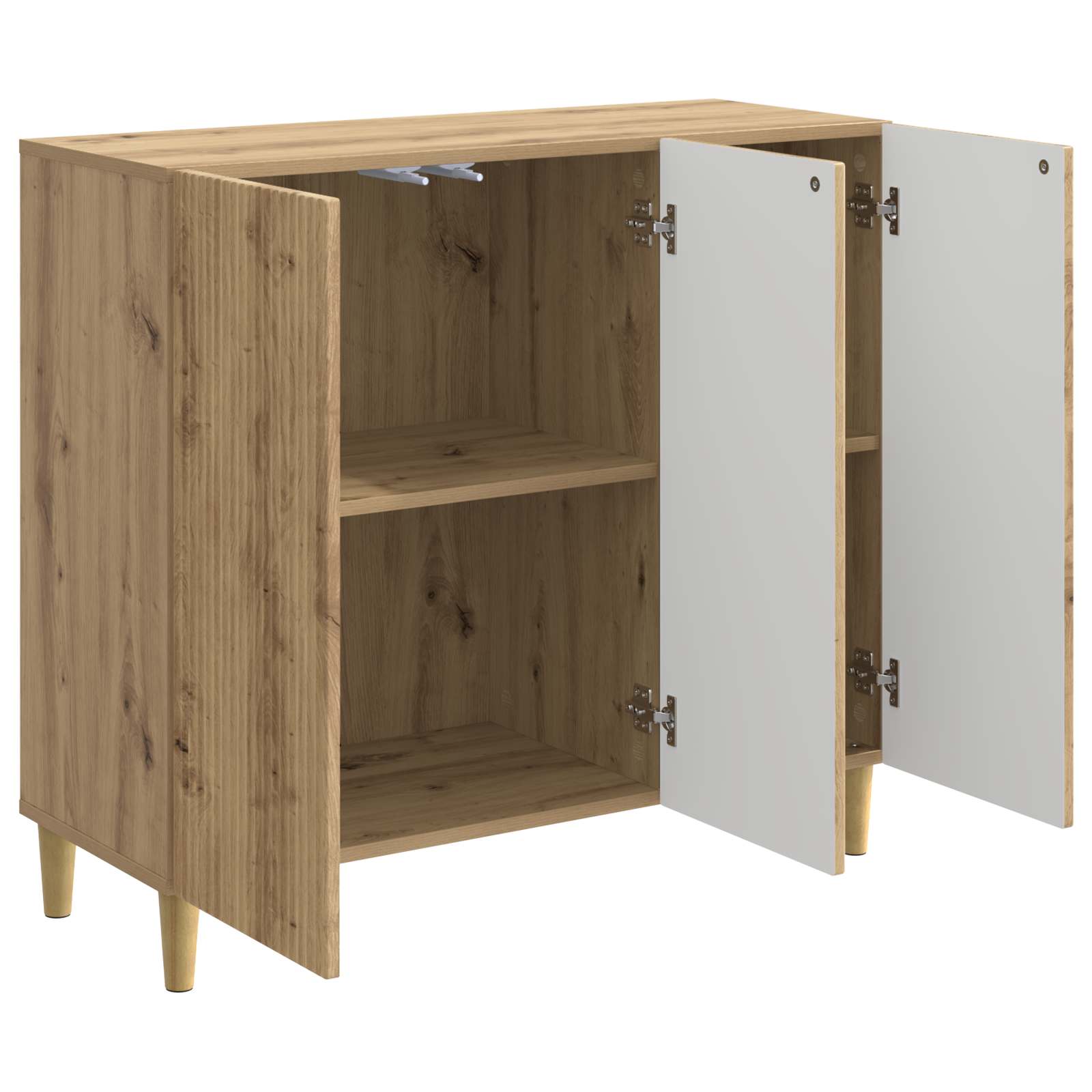 Sideboard Artisan-Eiche 89 x 34,5 x 80 cm Holzwerkstoff