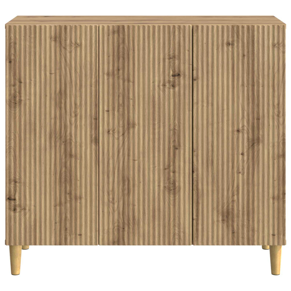 Sideboard Artisan-Eiche 89 x 34,5 x 80 cm Holzwerkstoff