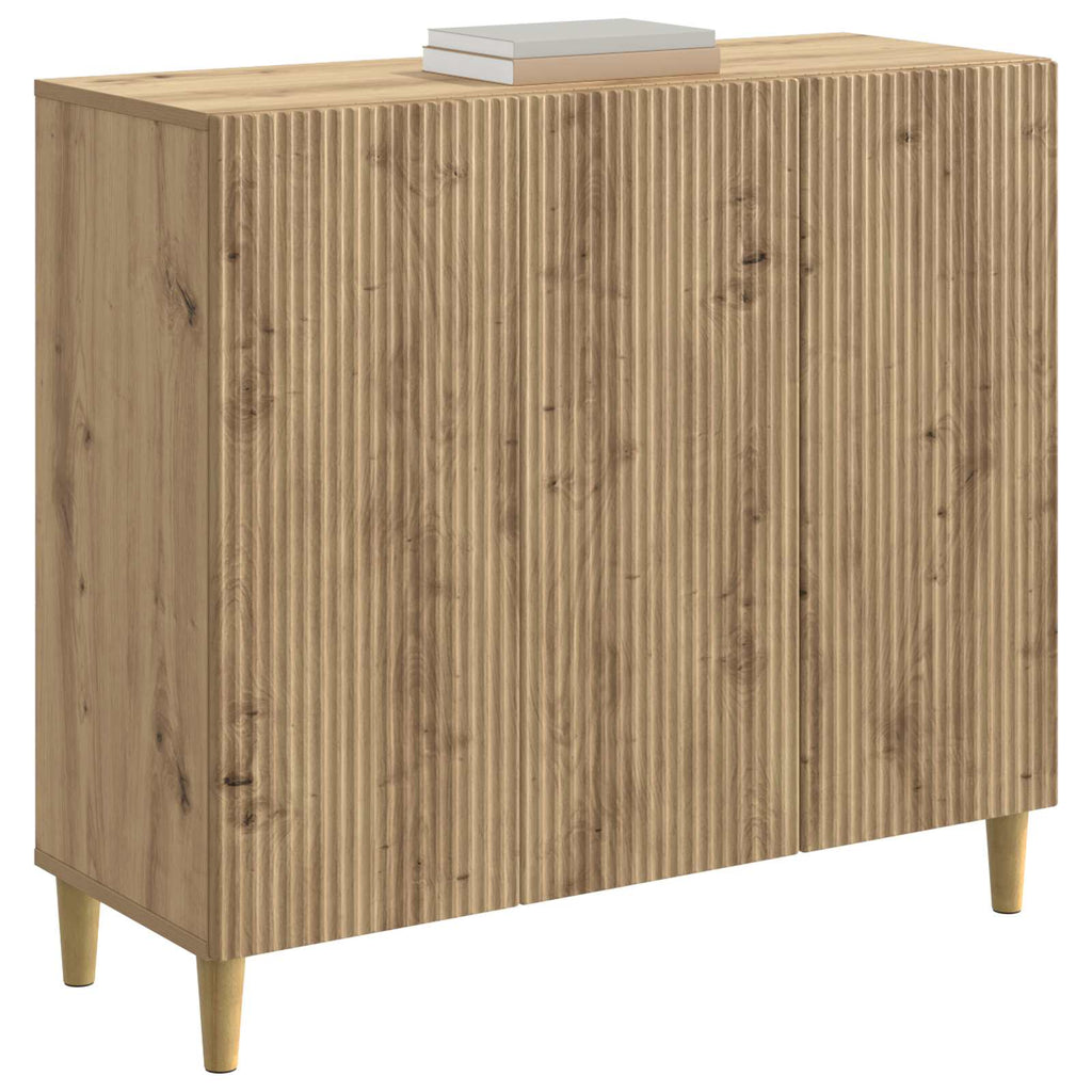 Sideboard Artisan-Eiche 89 x 34,5 x 80 cm Holzwerkstoff