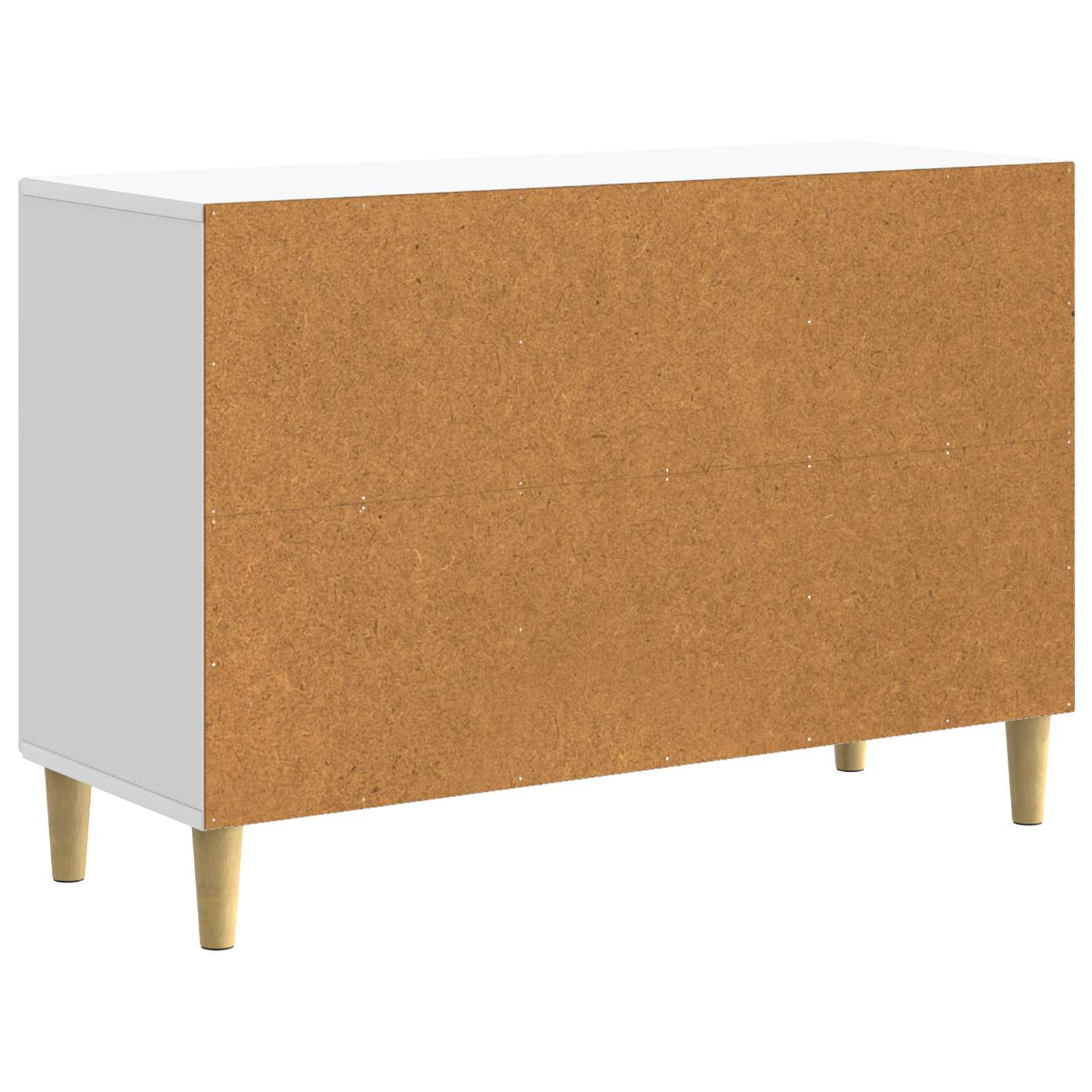 Sideboard mit Schubladen Weiß 89 x 34,5 x 60 cm Holzwerkstoff