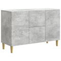 Sideboard Betongrau 89 x 34,5 x 60 cm Holzwerkstoff