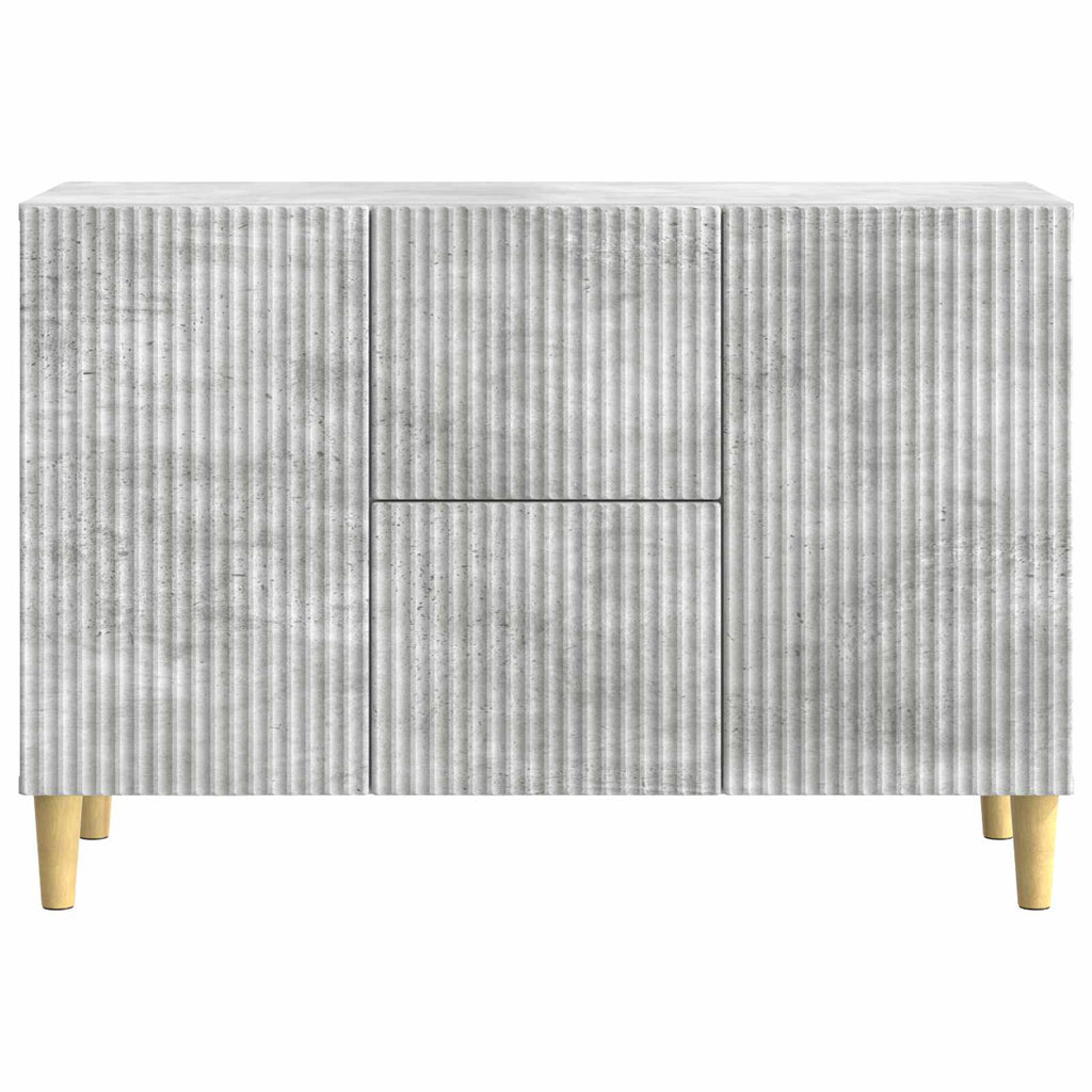 Sideboard Betongrau 89 x 34,5 x 60 cm Holzwerkstoff