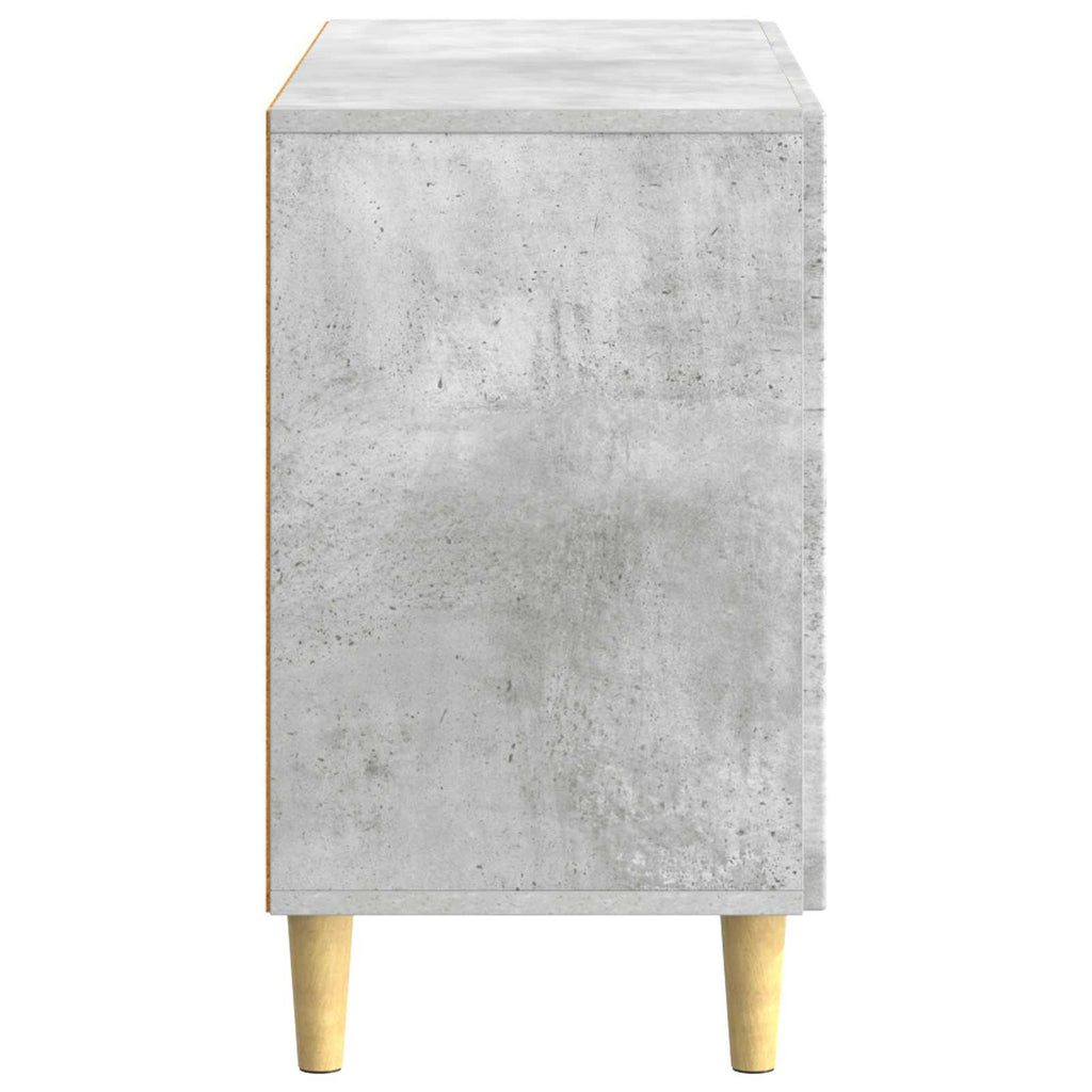 Sideboard Betongrau 89 x 34,5 x 60 cm Holzwerkstoff