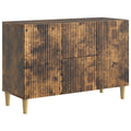 Sideboard Geräucherte Eiche 89 x 34,5 x 60 cm Holzwerkstoff