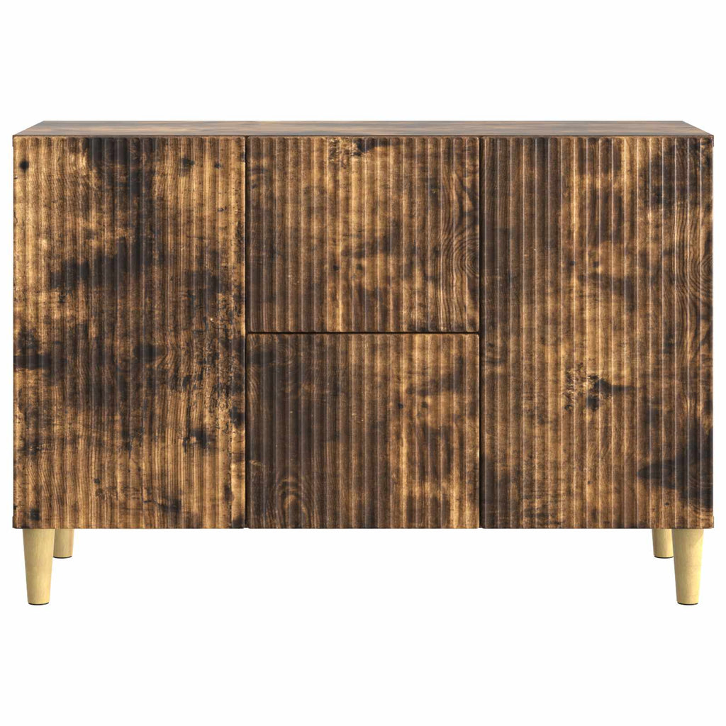 Sideboard Geräucherte Eiche 89 x 34,5 x 60 cm Holzwerkstoff