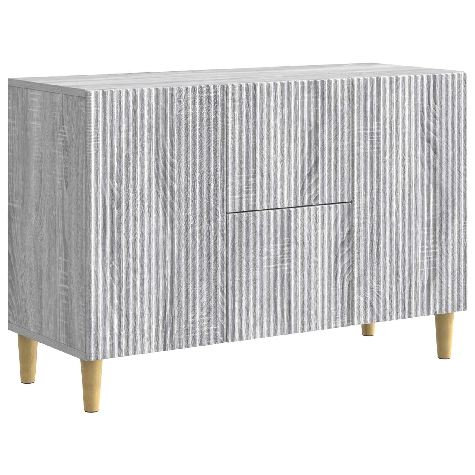 Sideboard Graues Sonoma 89 x 34,5 x 60 cm Holzwerkstoff