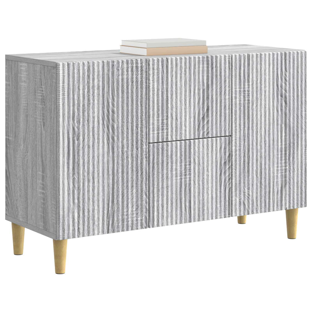 Sideboard Graues Sonoma 89 x 34,5 x 60 cm Holzwerkstoff