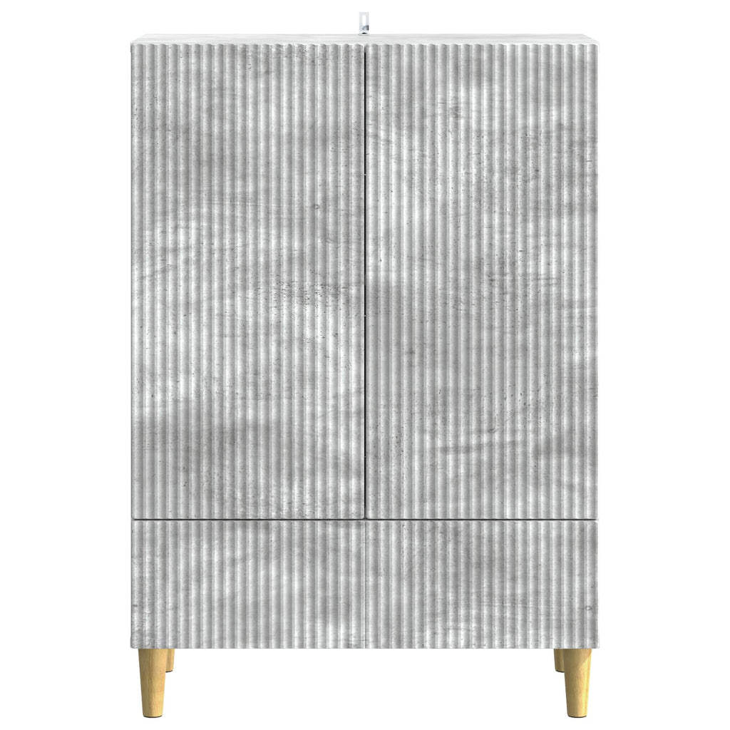 Sideboard Betongrau 66 x 34,5 x 95 cm Holzwerkstoff
