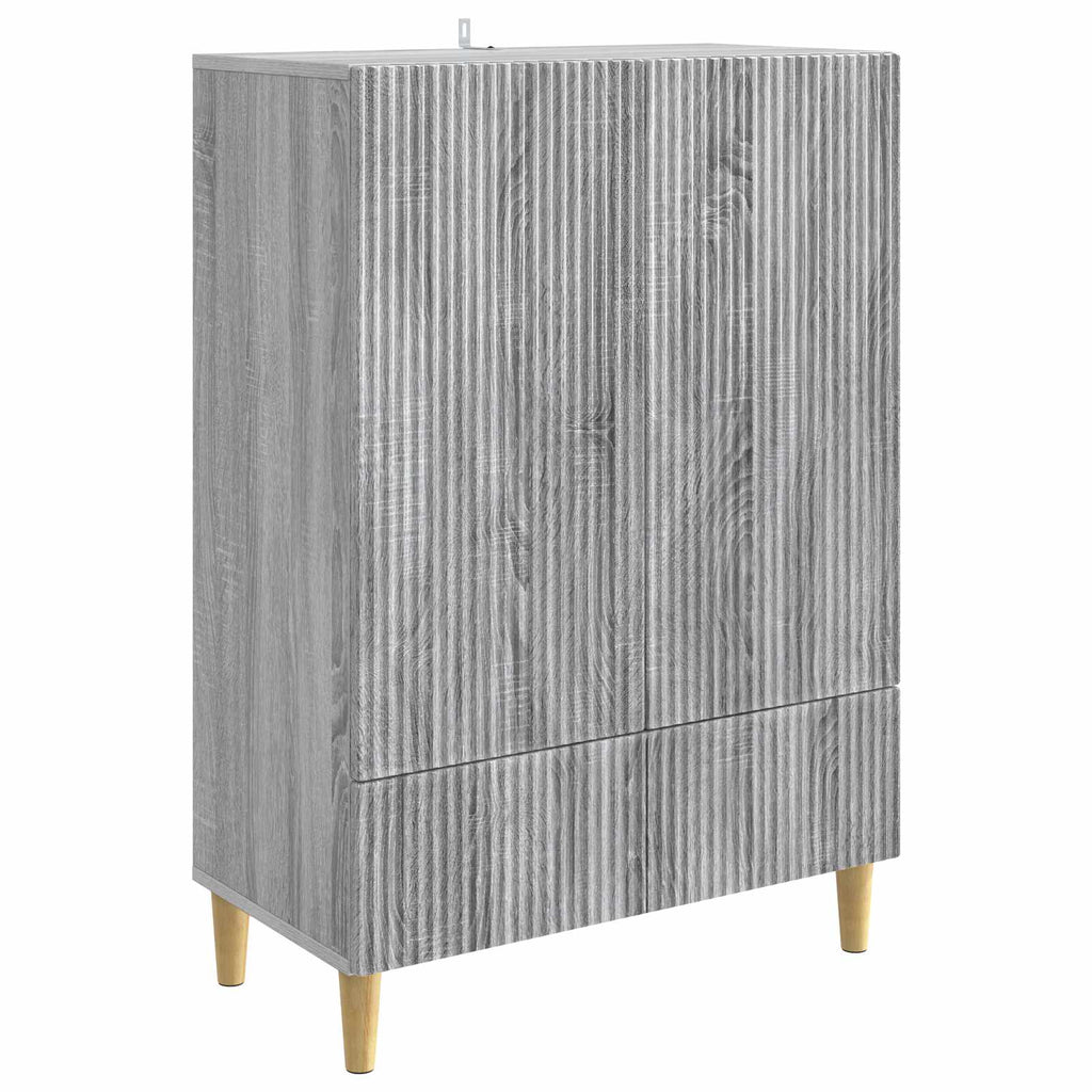 Sideboard Graues Sonoma 66 x 34,5 x 95 cm Holzwerkstoff