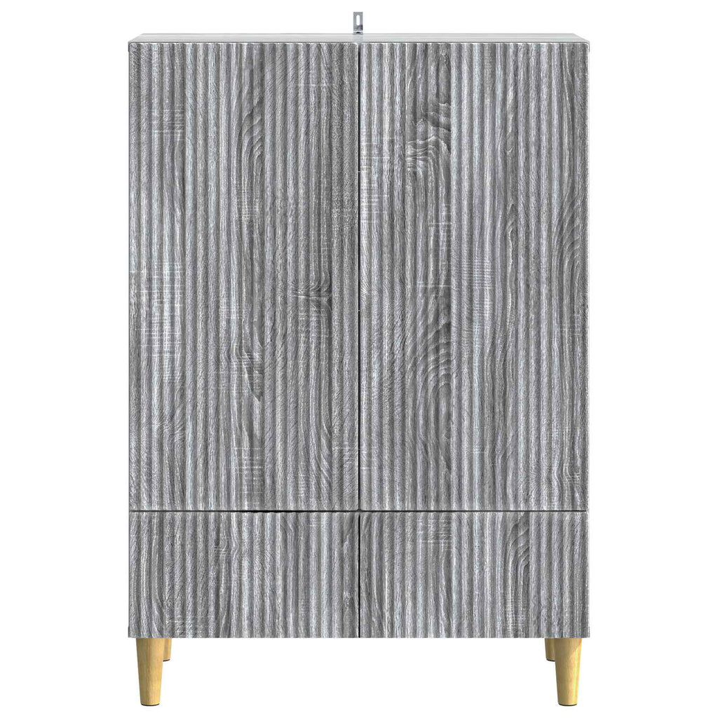 Sideboard Graues Sonoma 66 x 34,5 x 95 cm Holzwerkstoff