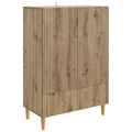 Sideboard Artisan-Eiche 66 x 34,5 x 95 cm Holzwerkstoff