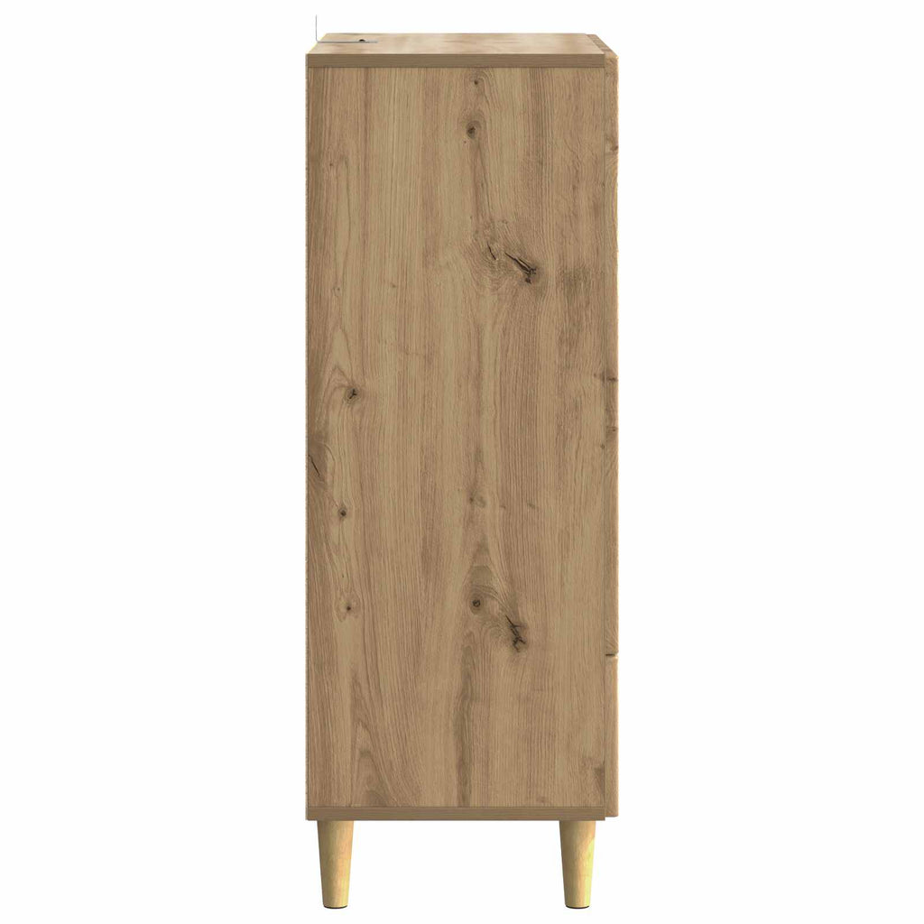 Sideboard Artisan-Eiche 66 x 34,5 x 95 cm Holzwerkstoff