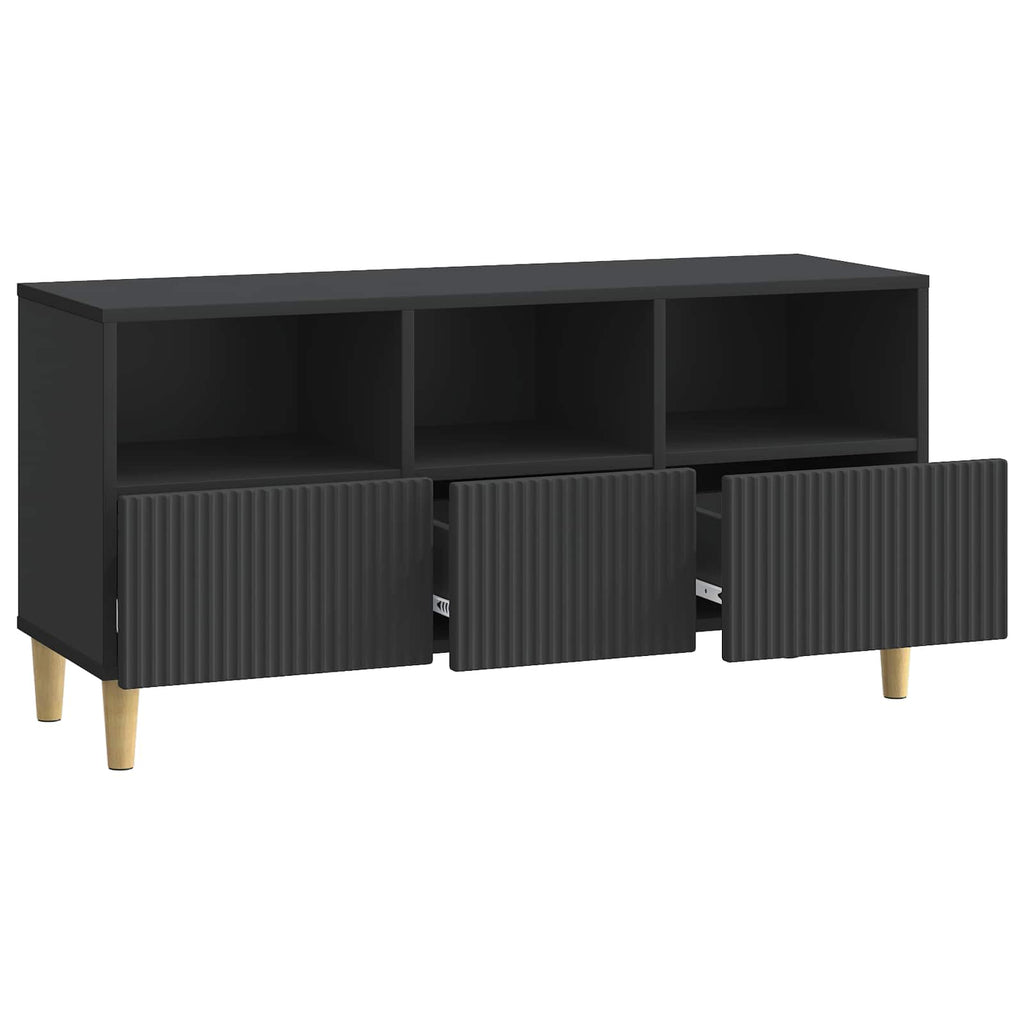 TV-Schränk Schwarz 102 x 34,5 x 50 cm Holzwerkstoff
