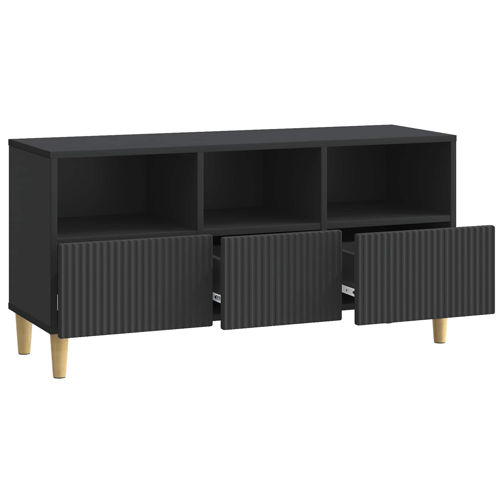 TV-Schränk Schwarz 102 x 34,5 x 50 cm Holzwerkstoff