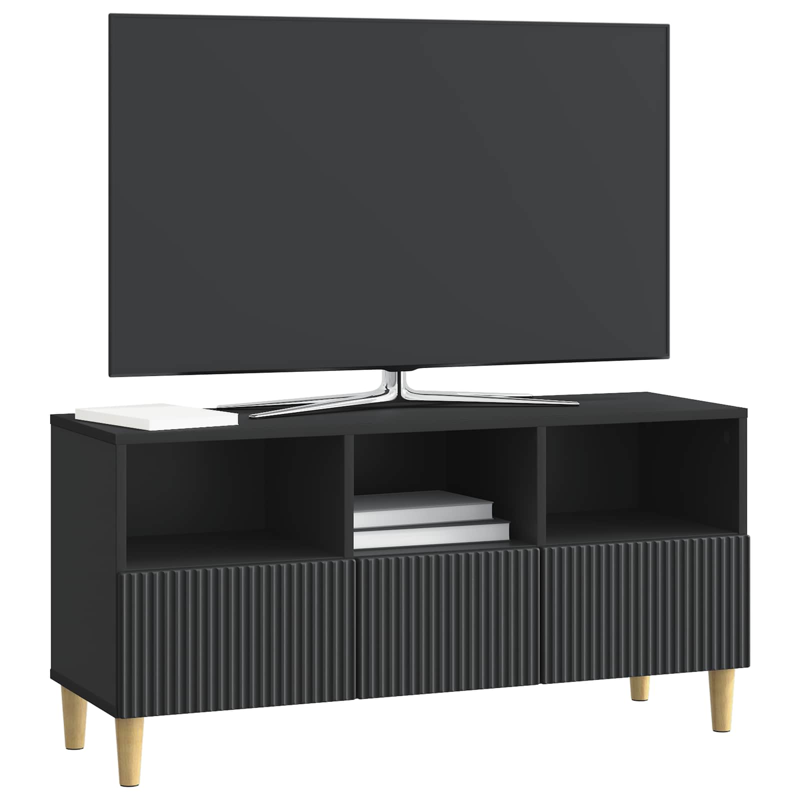 TV-Schränk Schwarz 102 x 34,5 x 50 cm Holzwerkstoff