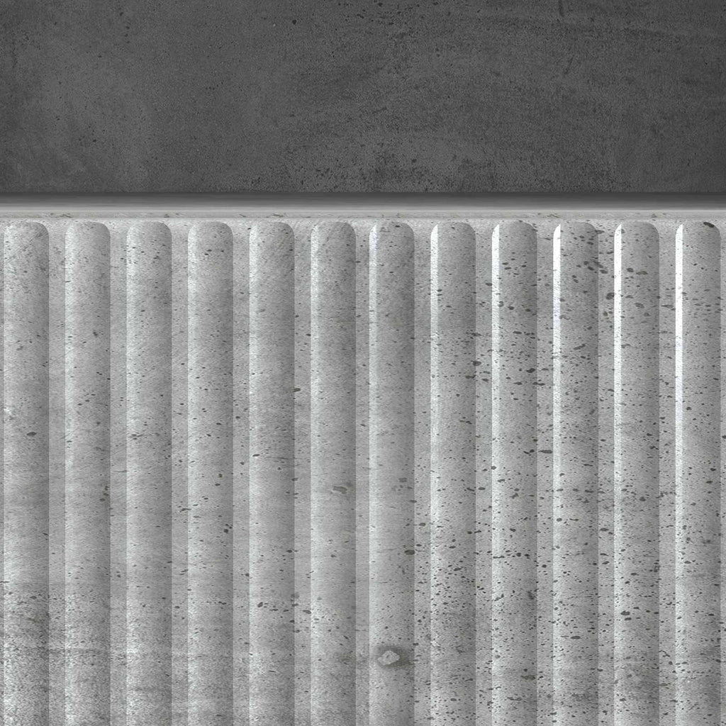 TV-Schränk Betongrau 102 x 34,5 x 50 cm Holzwerkstoff