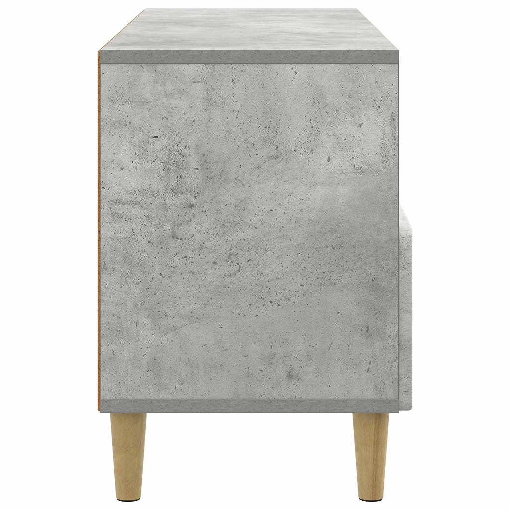 TV-Schränk Betongrau 102 x 34,5 x 50 cm Holzwerkstoff