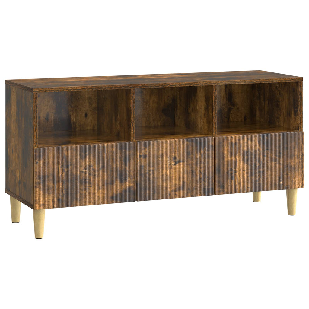 TV-Schränk Geräucherte Eiche 102 x 34,5 x 50 cm Holzwerkstoff
