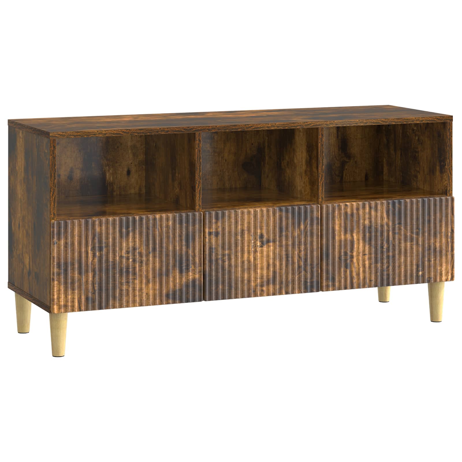 TV-Schränk Geräucherte Eiche 102 x 34,5 x 50 cm Holzwerkstoff