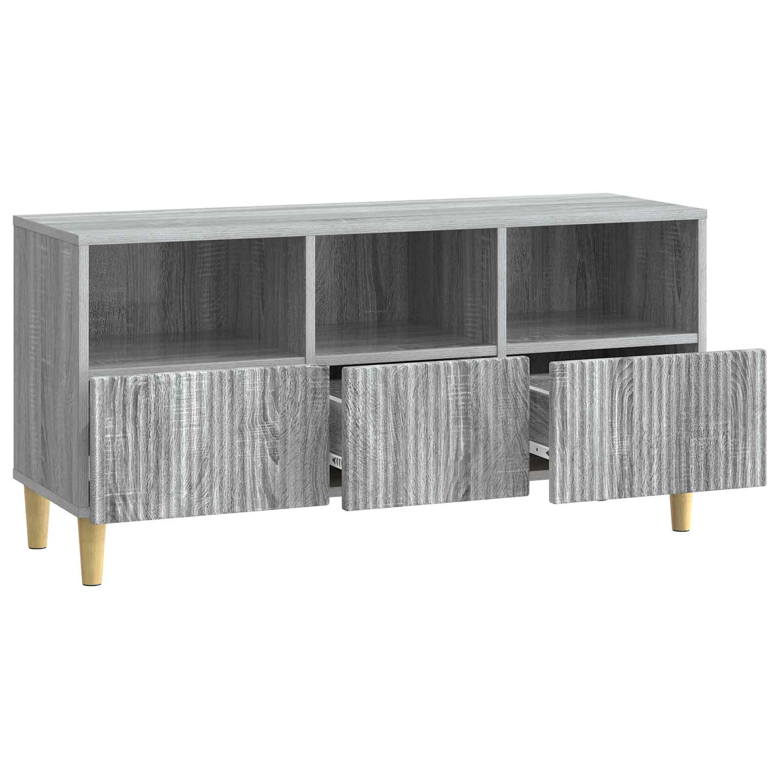 TV-Schränk Graues Sonoma 102 x 34,5 x 50 cm Holzwerkstoff