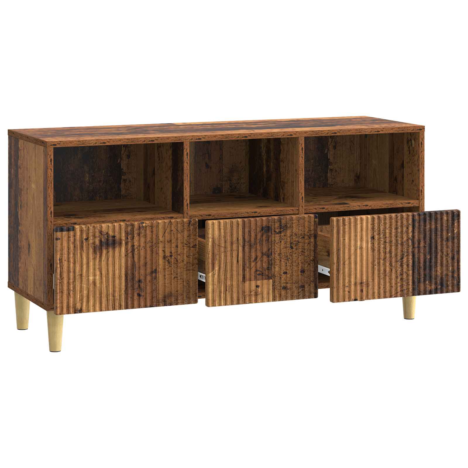 TV-Schränk Altholz 102 x 34,5 x 50 cm Holzwerkstoff
