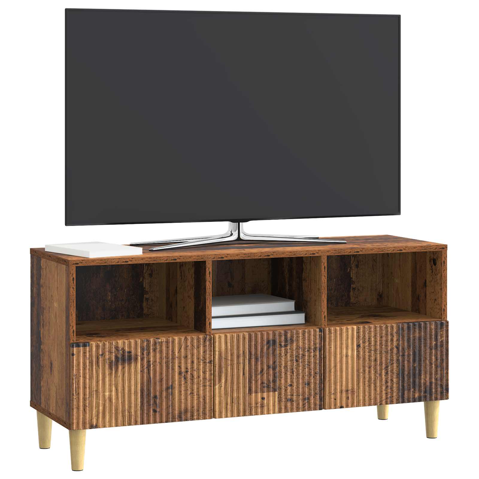 TV-Schränk Altholz 102 x 34,5 x 50 cm Holzwerkstoff