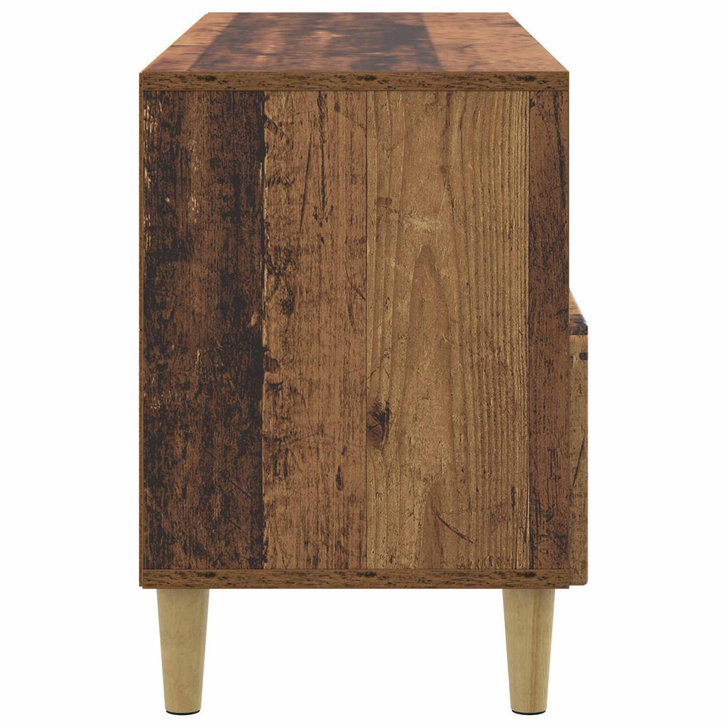 TV-Schränk Altholz 102 x 34,5 x 50 cm Holzwerkstoff