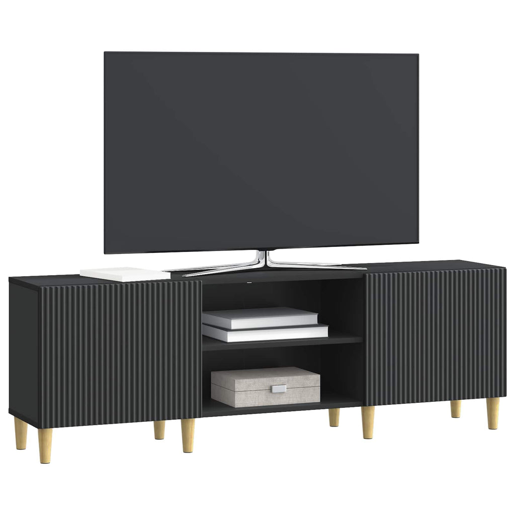TV-Schränk Schwarz 150 x 31 x 50 cm Holzwerkstoff