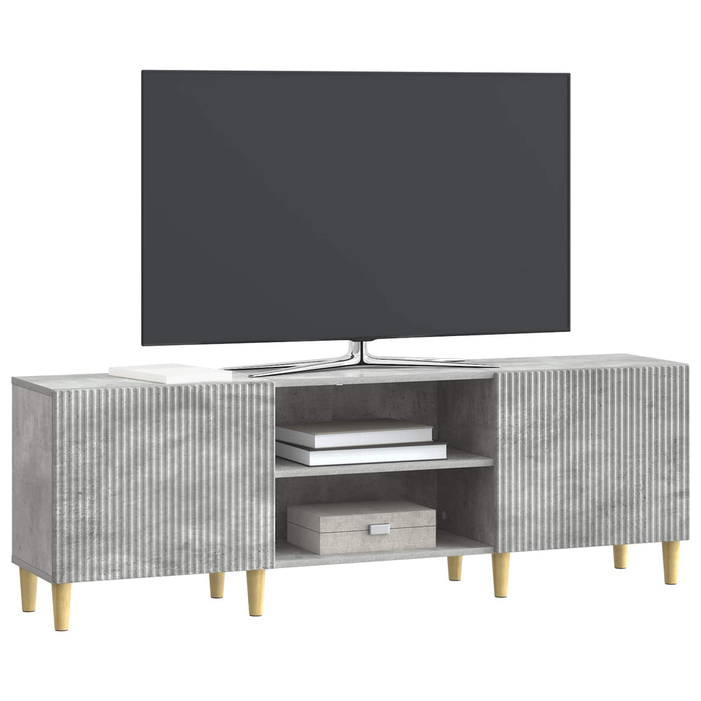 TV-Schränk Betongrau 150 x 31 x 50 cm Holzwerkstoff