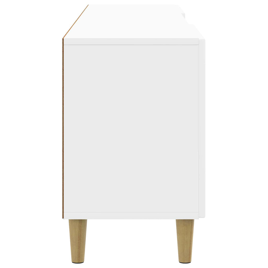 TV-Schränk Hochglanz Weiß 150 x 31 x 50 cm Holzwerkstoff
