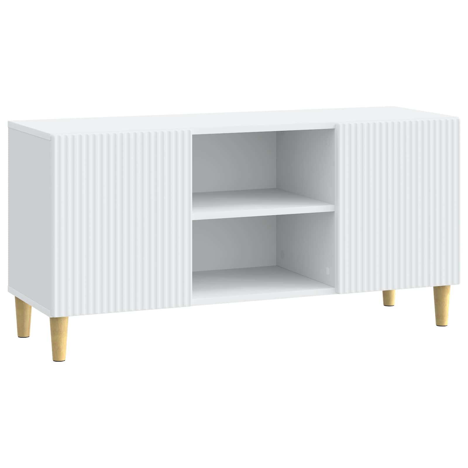 TV-Schränk Weiß 102 x 34,5 x 50 cm Holzwerkstoff