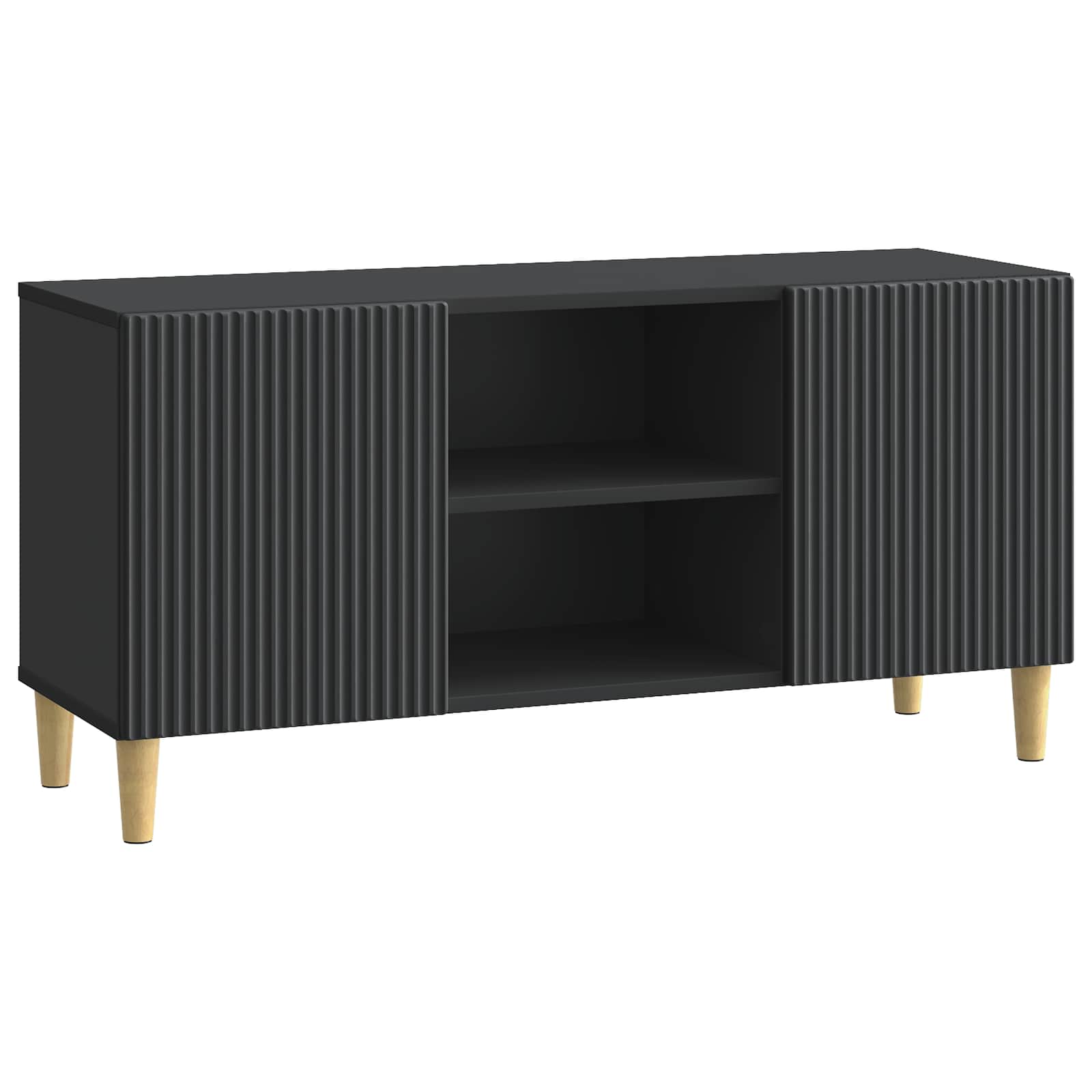 TV-Schränk Schwarz 102 x 34,5 x 50 cm Holzwerkstoff
