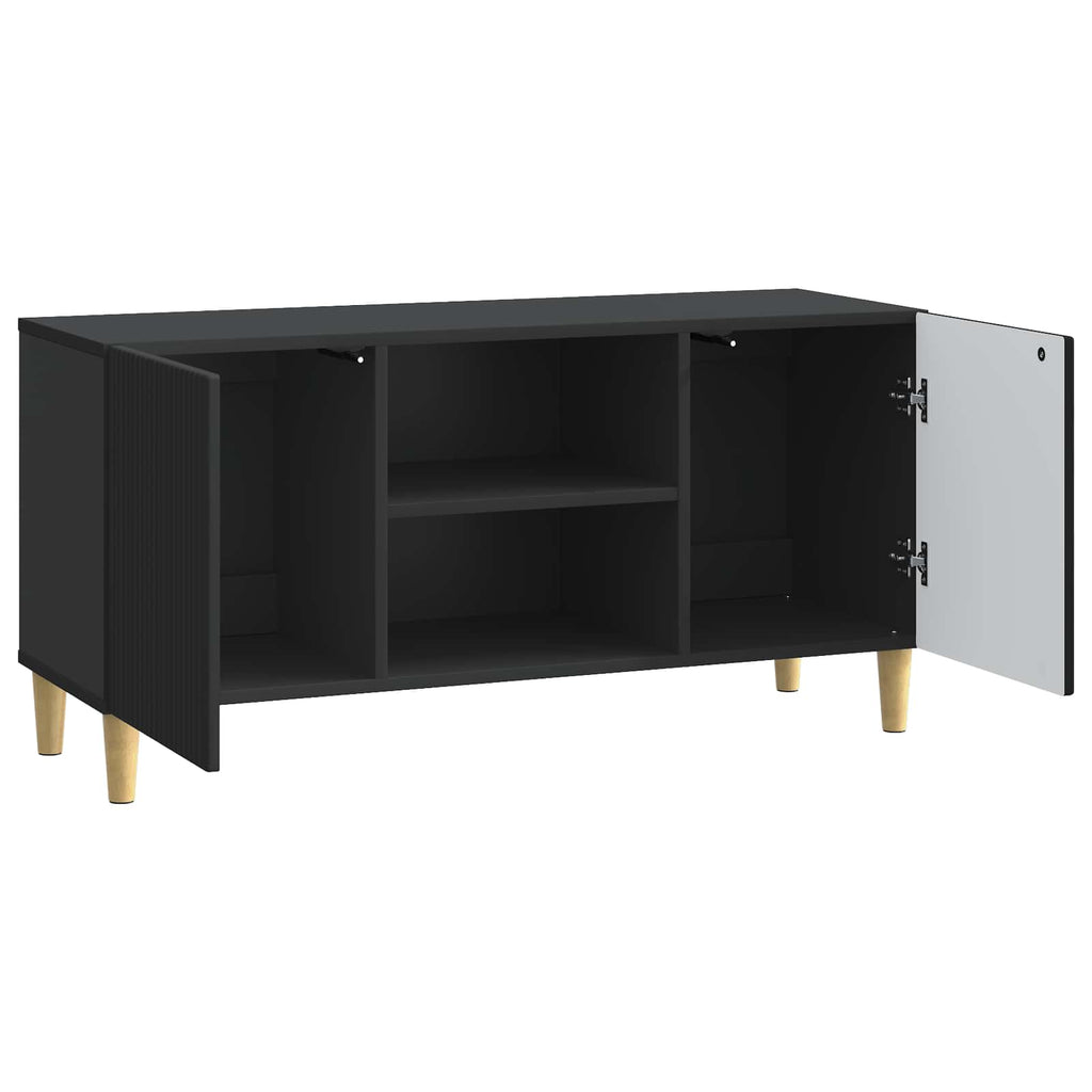 TV-Schränk Schwarz 102 x 34,5 x 50 cm Holzwerkstoff