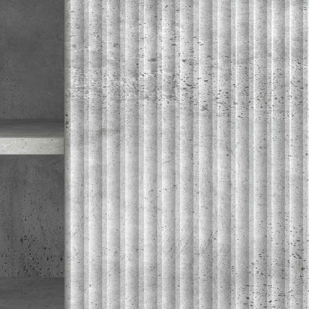 TV-Schränk Betongrau 102 x 34,5 x 50 cm Holzwerkstoff
