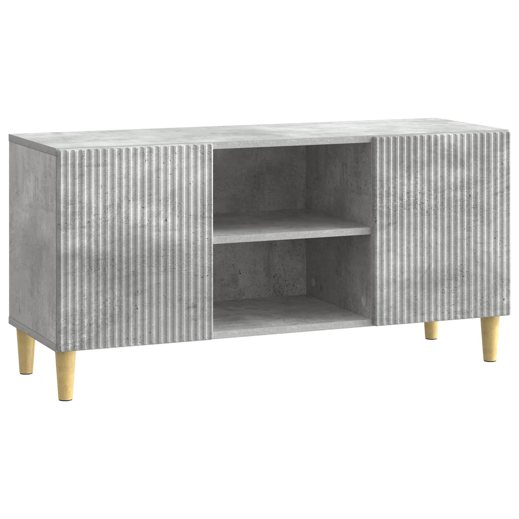 TV-Schränk Betongrau 102 x 34,5 x 50 cm Holzwerkstoff