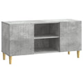TV-Schränk Betongrau 102 x 34,5 x 50 cm Holzwerkstoff