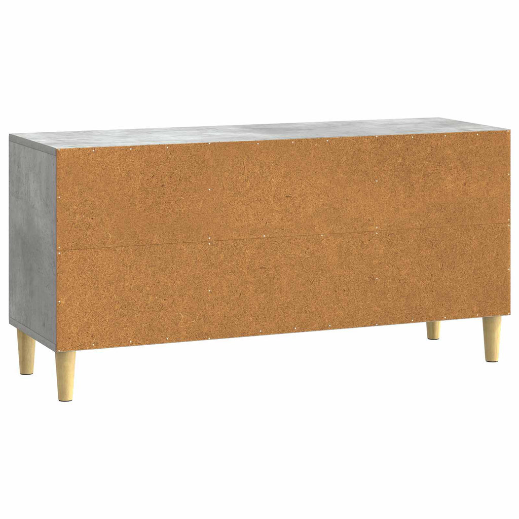 TV-Schränk Betongrau 102 x 34,5 x 50 cm Holzwerkstoff