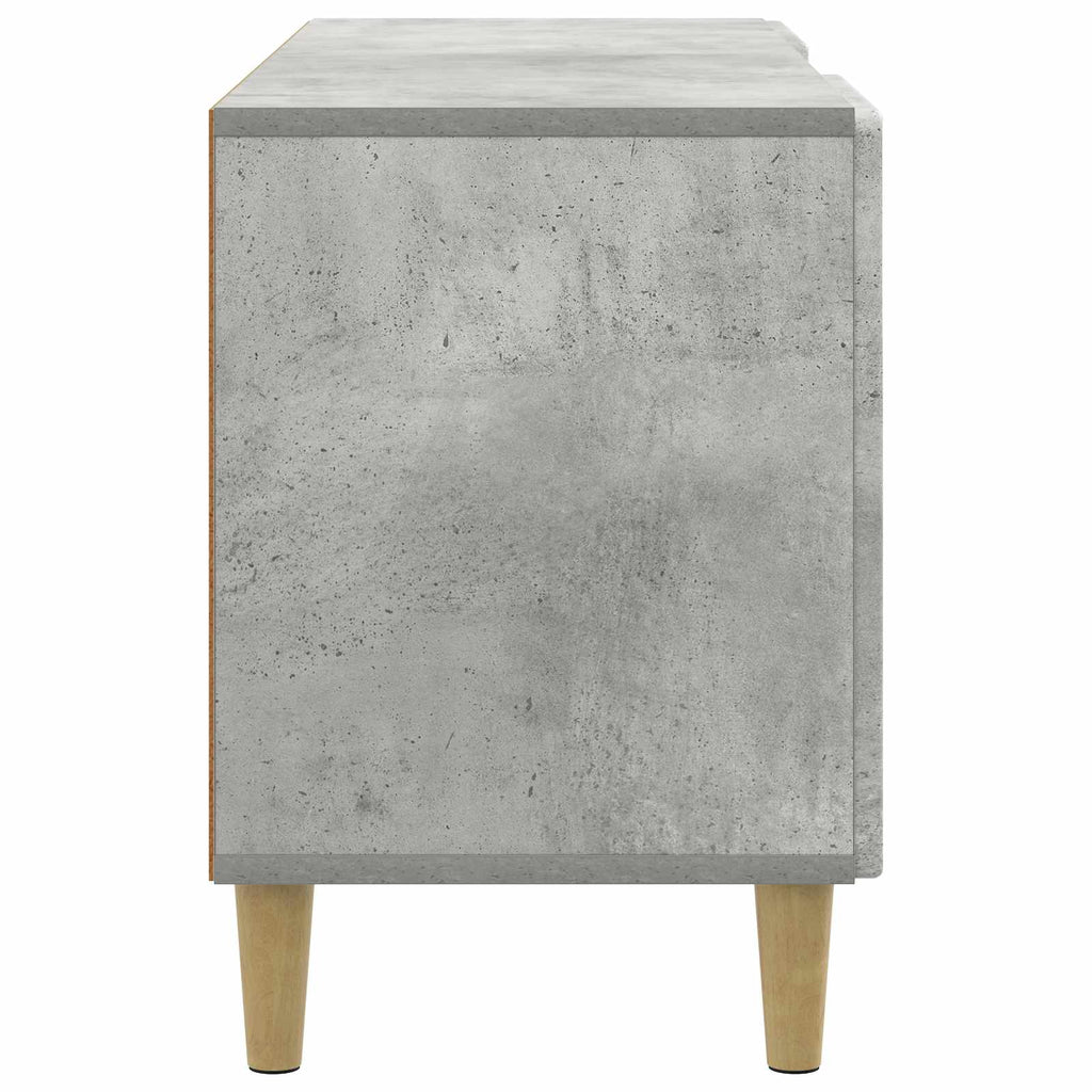 TV-Schränk Betongrau 102 x 34,5 x 50 cm Holzwerkstoff