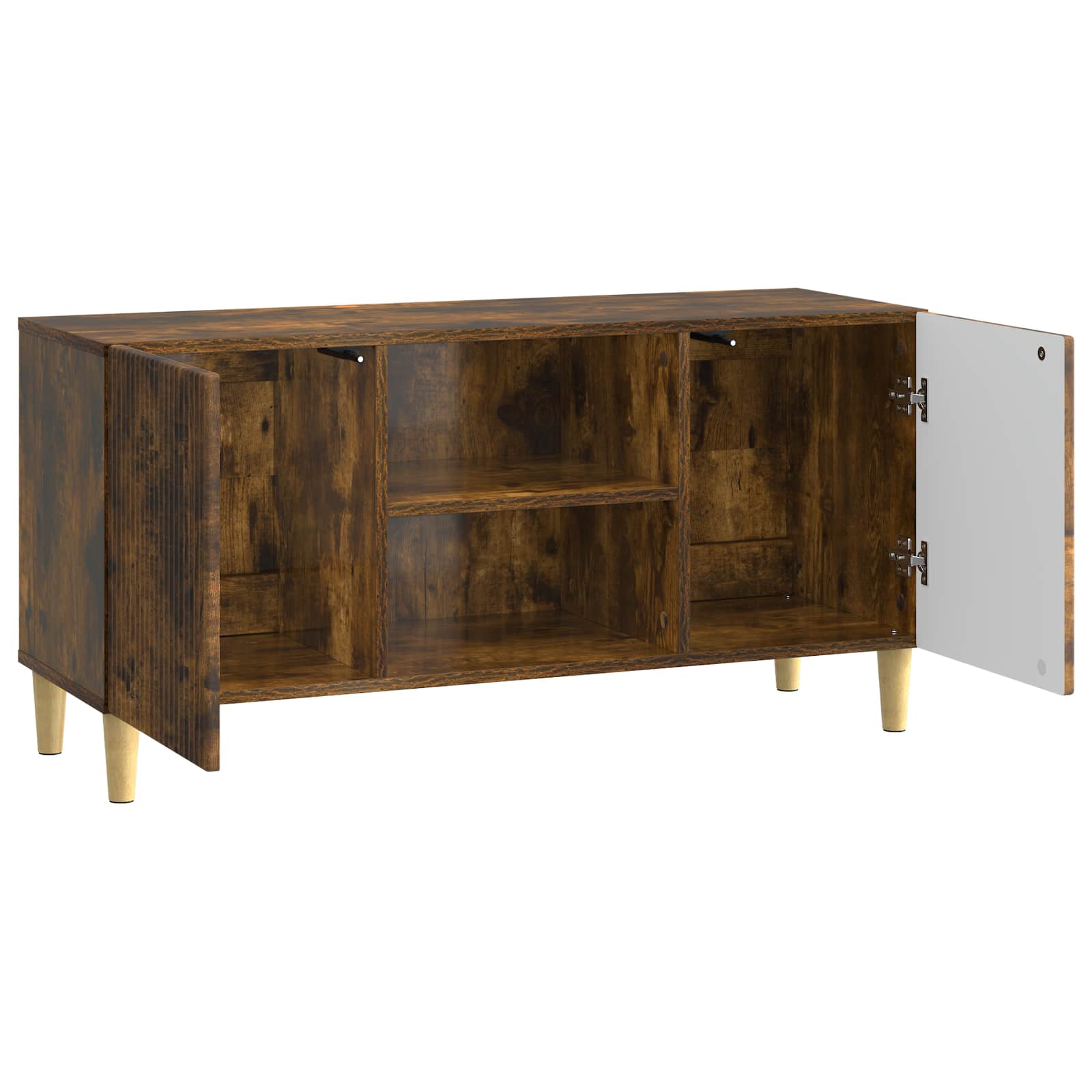 TV-Schränk Geräucherte Eiche 102 x 34,5 x 50 cm Holzwerkstoff