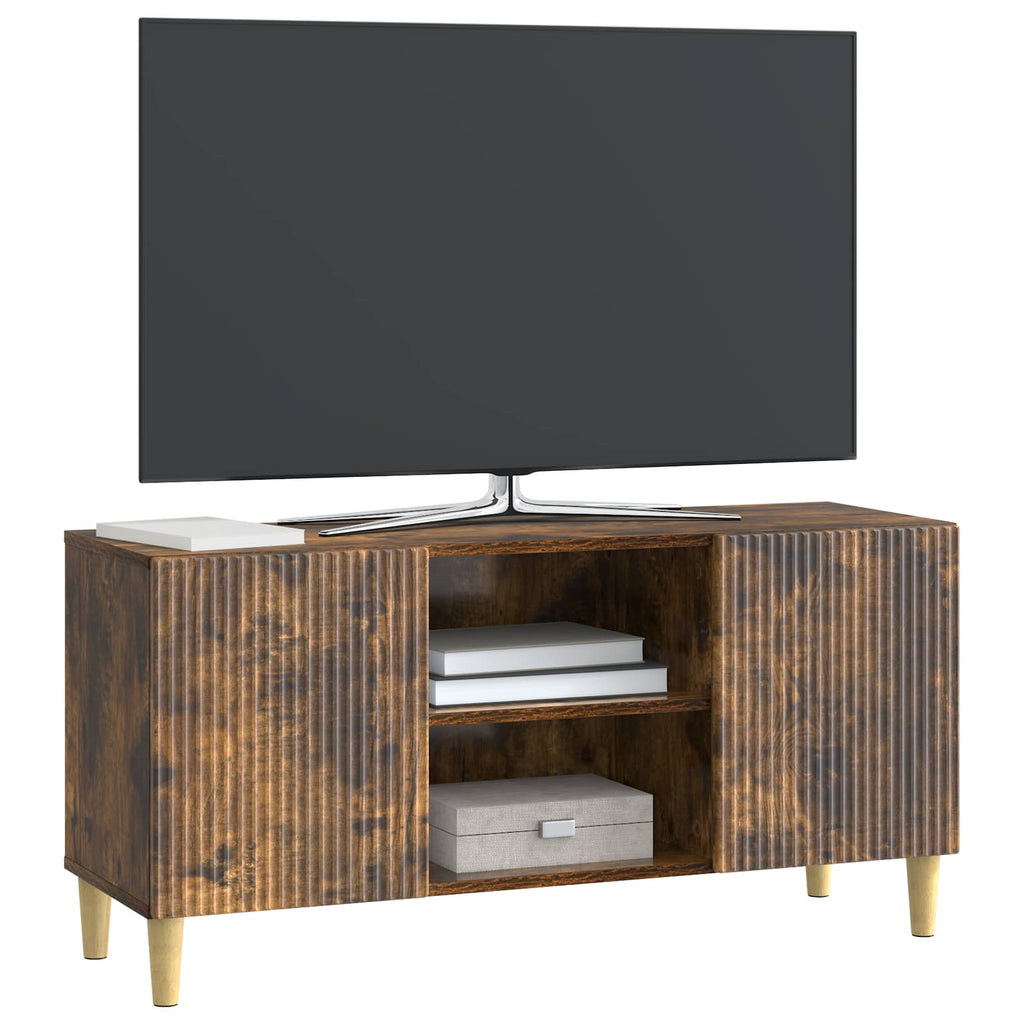 TV-Schränk Geräucherte Eiche 102 x 34,5 x 50 cm Holzwerkstoff