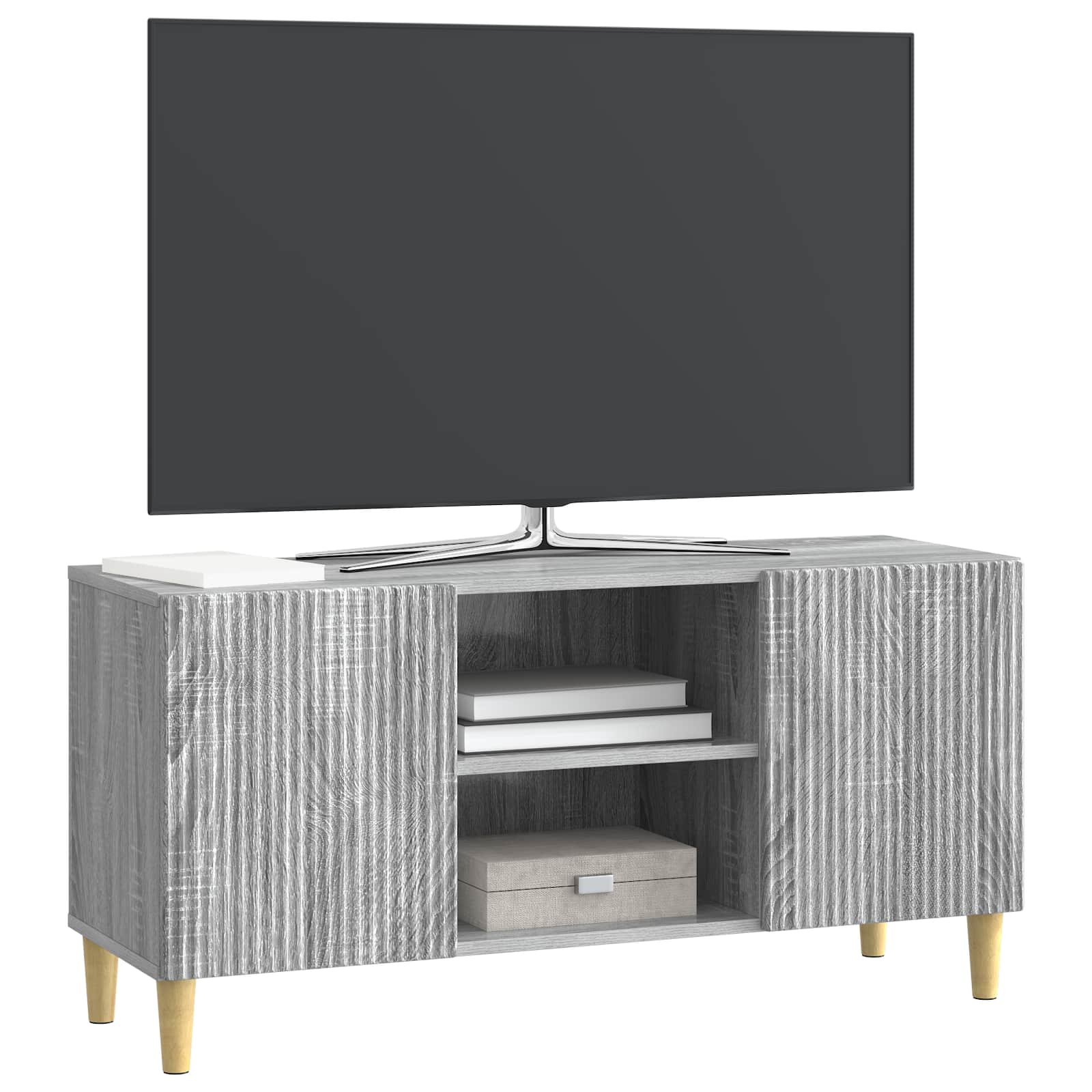 TV-Schränk Graues Sonoma 102 x 34,5 x 50 cm Holzwerkstoff