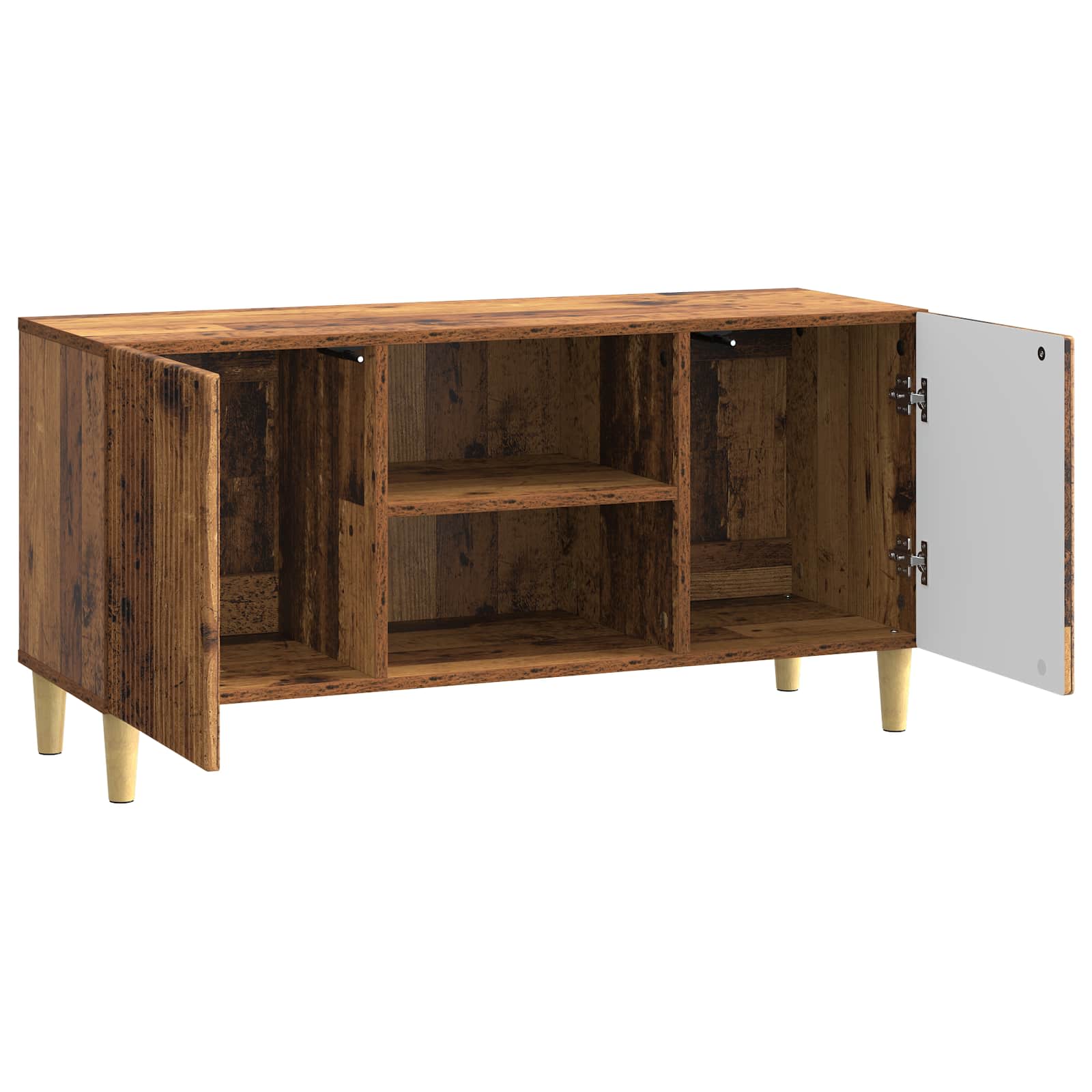 TV-Schränk Altholz 102 x 34,5 x 50 cm Holzwerkstoff