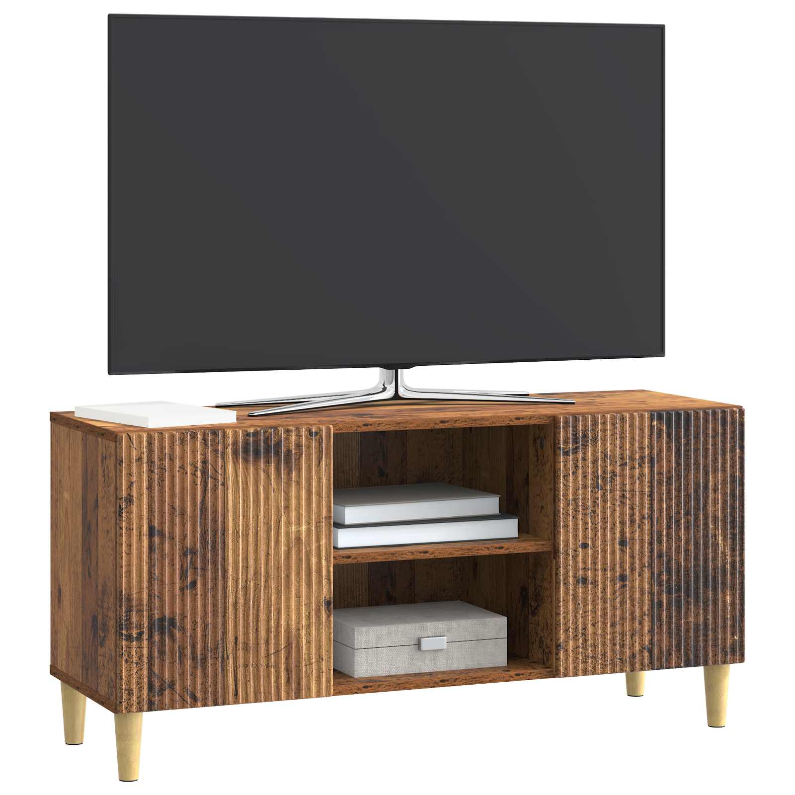 TV-Schränk Altholz 102 x 34,5 x 50 cm Holzwerkstoff