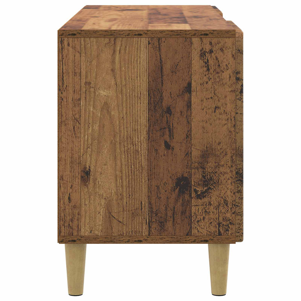 TV-Schränk Altholz 102 x 34,5 x 50 cm Holzwerkstoff