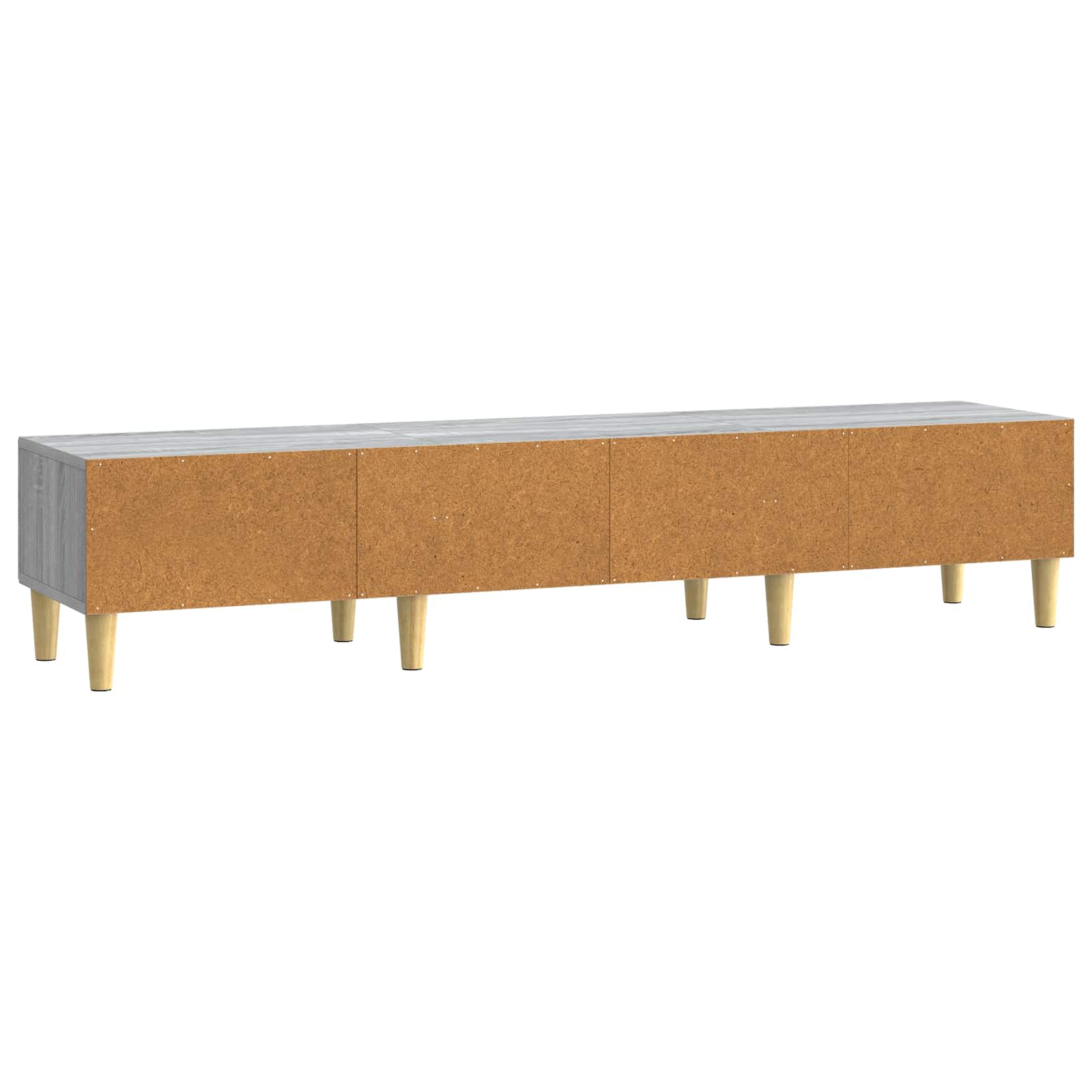 TV-Schränk Graues Sonoma 147 x 34,5 x 30 cm Holzwerkstoff