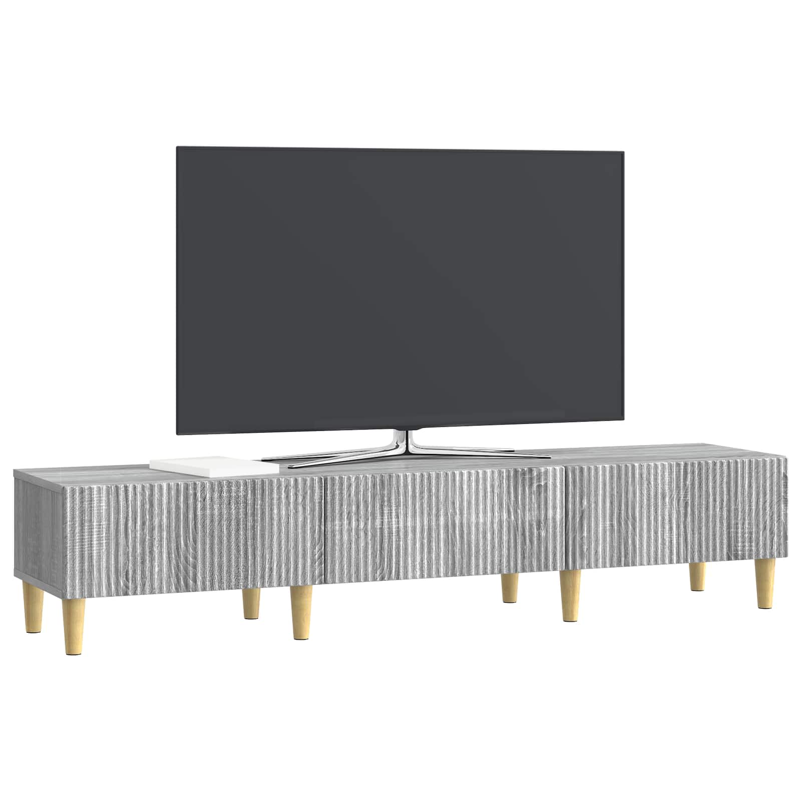 TV-Schränk Graues Sonoma 147 x 34,5 x 30 cm Holzwerkstoff