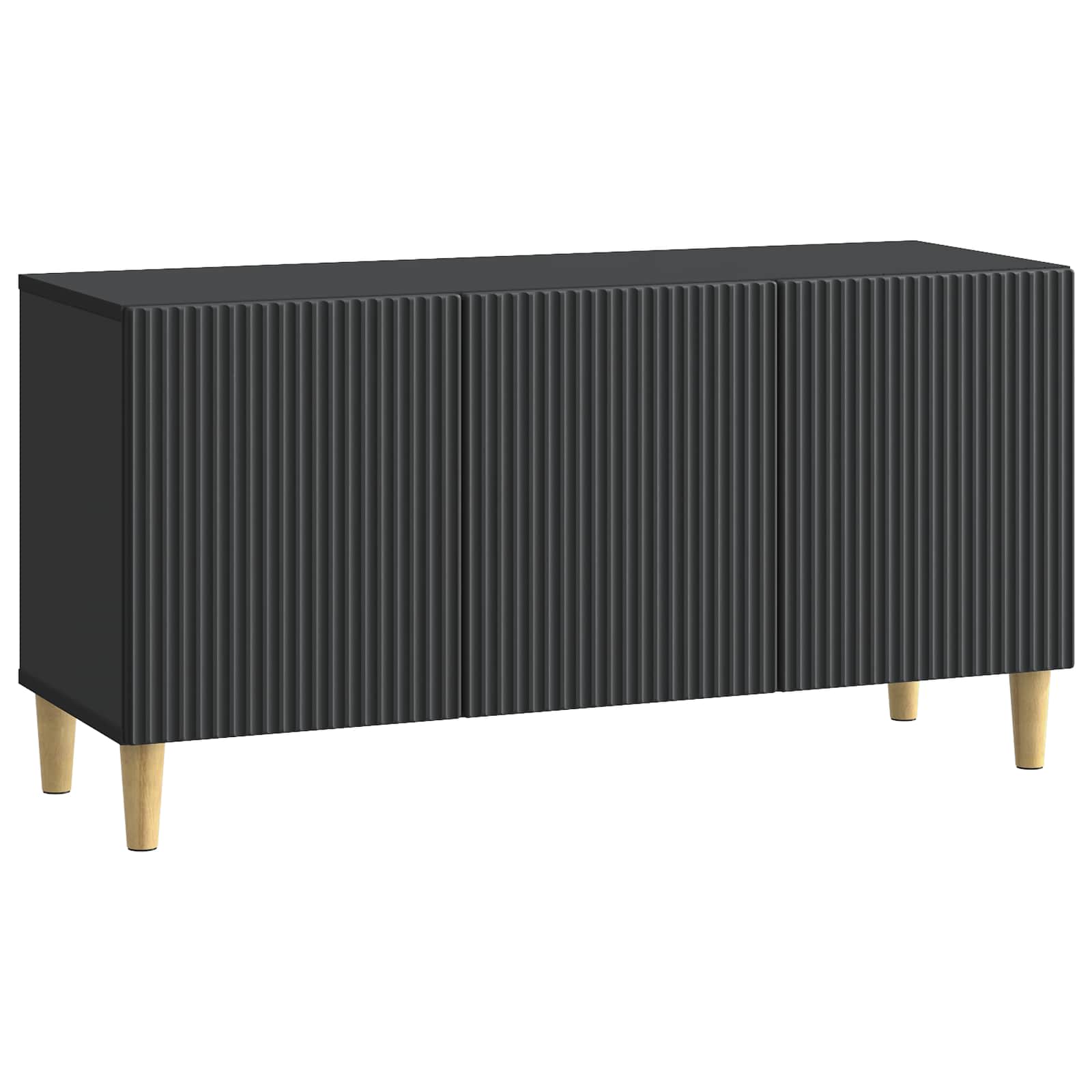 TV-Schränk Schwarz 99 x 34,5 x 50 cm Holzwerkstoff